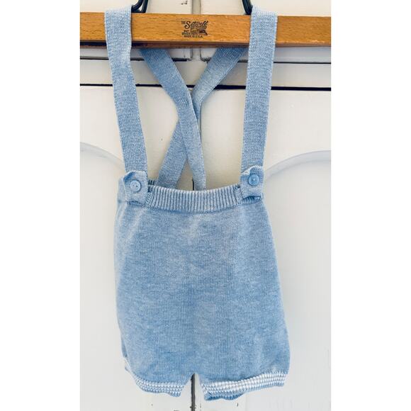 Infant Boys' Mayoral Cotton Knit Overall Romper, Size 12 mos., New - Picture 1 of 3